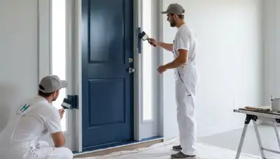 Professional door painting and refinishing in Sacramento, CA for homes with durable exterior finishes