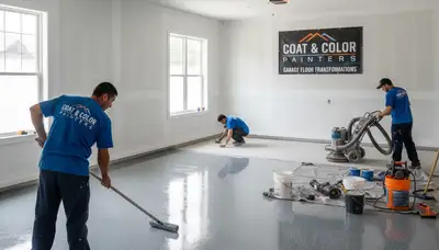 Professional garage floor epoxy coating in Sacramento, CA for durable, polished garage surfaces
