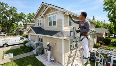 Professional house painting services in Sacramento CA by expert residential painters