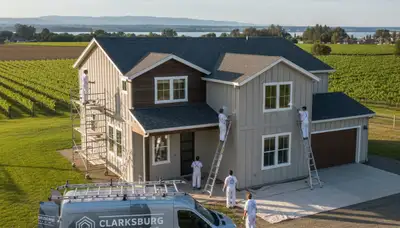 House painting crew serving Sacramento, CA with professional exterior and interior painting services