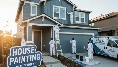 House painting services in Sacramento, CA for residential interior and exterior home painting projects