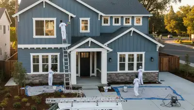 House painting service in Sacramento, CA for residential interior and exterior painting projects