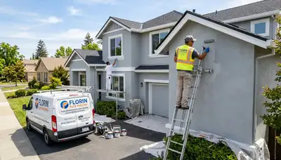Professional house painting services for residential homes in Sacramento, CA