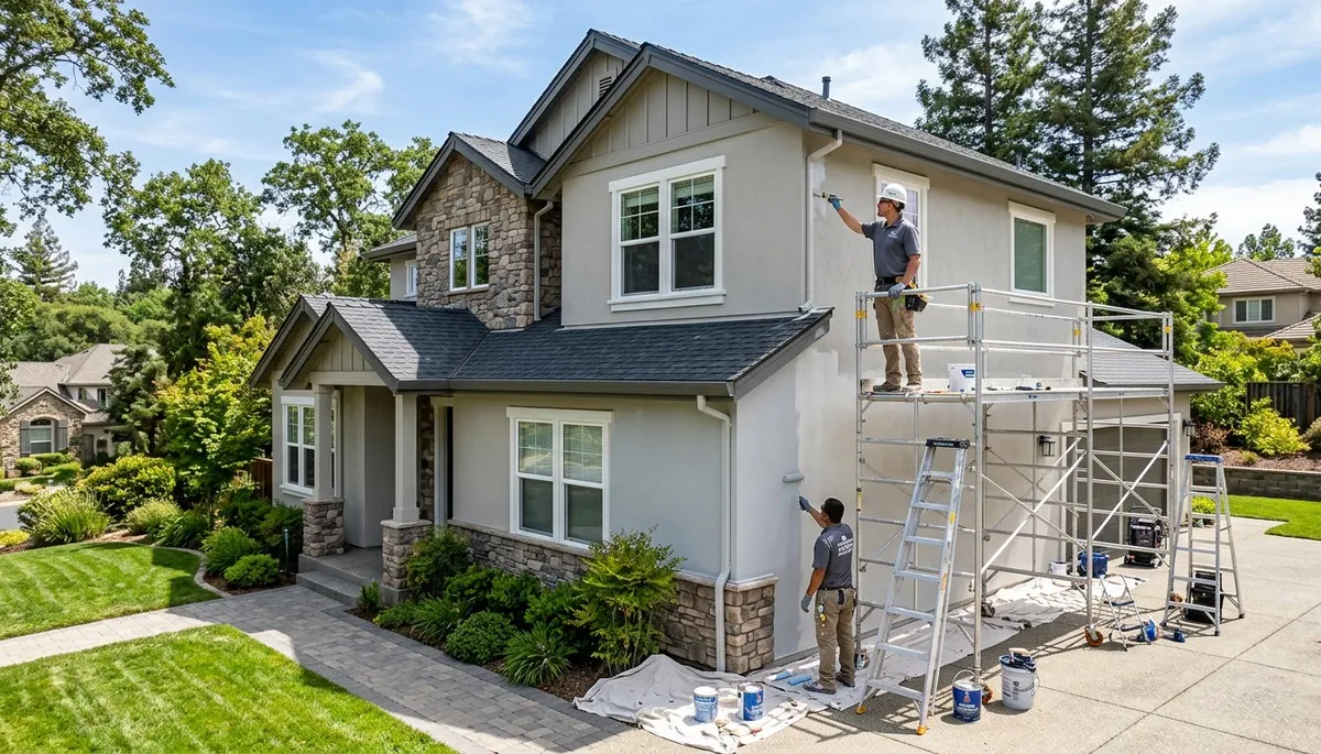 Professional house painting service for residential homes in Sacramento, CA
