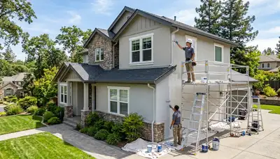 Professional house painting service for residential homes in Sacramento, CA