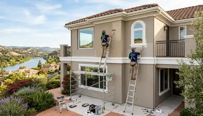 Professional house painting service in Sacramento, CA exterior repaint by local painters