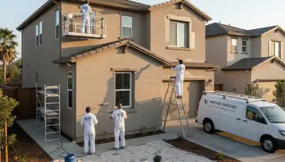 House painters in Sacramento, CA providing professional residential painting services