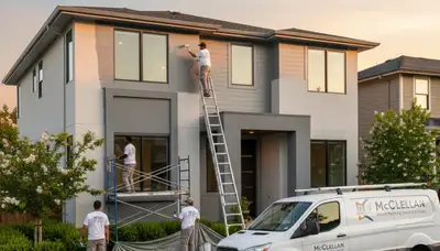 House painting service in Sacramento, CA for residential exterior and interior painting projects