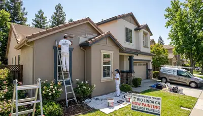 Professional house painting service in Sacramento, CA improving home exterior with expert painters