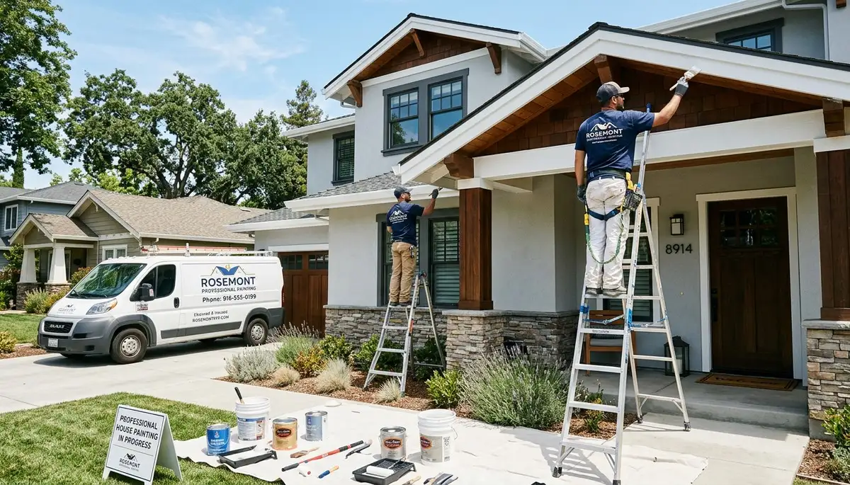 Professional house painting service in Sacramento CA by expert local painters