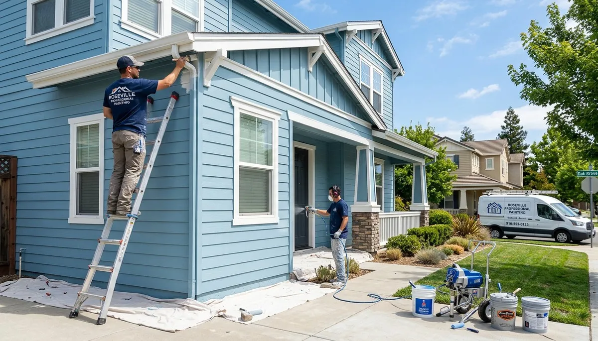 Professional house painting service in Sacramento, CA by local residential painting experts