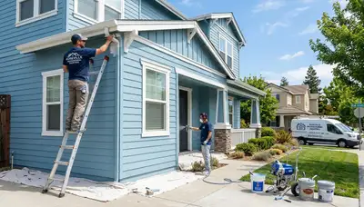 Professional house painting service in Sacramento, CA by local residential painting experts