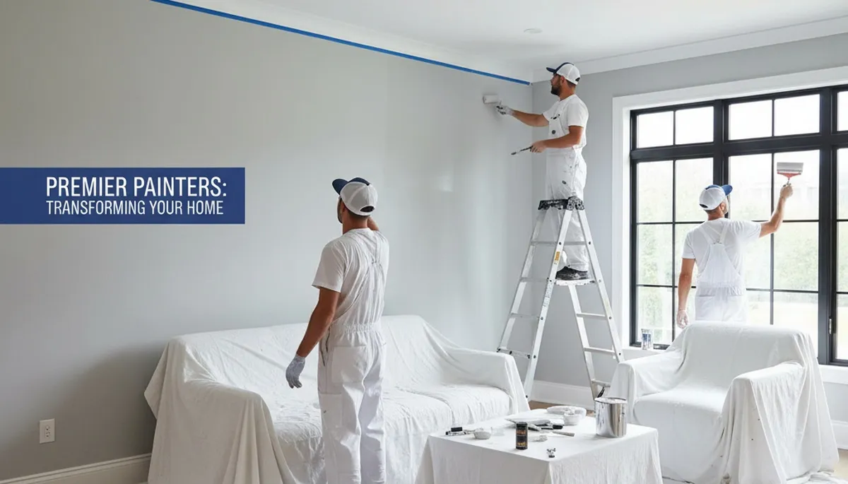 Professional interior house painters in Sacramento, CA applying fresh wall color for a modern home update