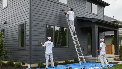 Professional siding painting on Sacramento, CA home exterior for lasting weather protection