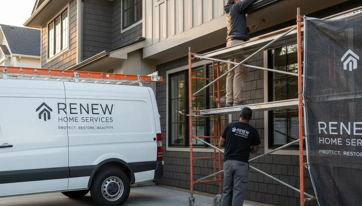 Professional wood rot repair and restoration on home siding in Sacramento, CA by expert painters