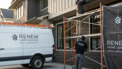 Professional wood rot repair and restoration on home siding in Sacramento, CA by expert painters